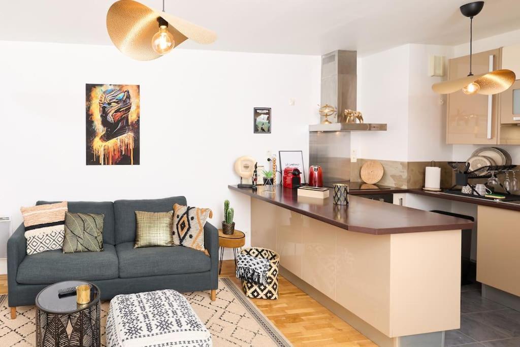 Appartement Wakandais-Proche Disney, Parking & Wifi Montévrain Exterior foto